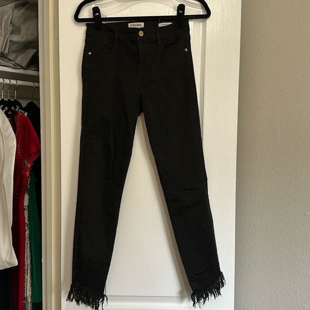 FRAME denim le high skinny jeans